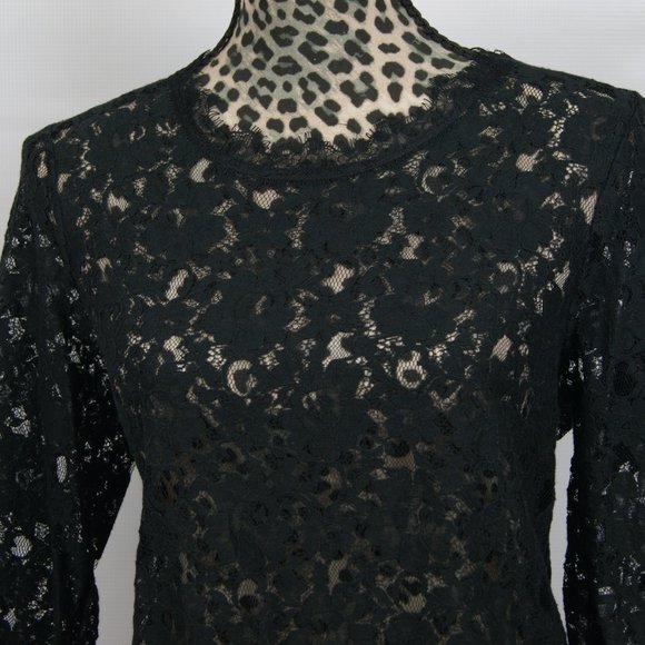 Talbot black lace top - Picture 4 of 11